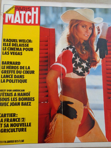Paris match 1973 - paris, raquel