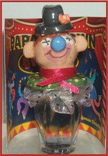 Rosae Christie céramique miniature "Papa  Clown" chacune est unique  5ml 7,6cm