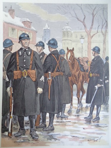 Gravure militaire maurice - gravure,