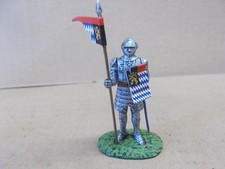 Soldat de plomb Moyen-âge  infanterie porte drapeau -  ALTAYA