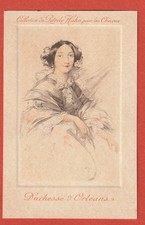 CPA  - PUBLICITAIRE - PETROLE HAHN - POUR LES CHEVEUX  - DUCHESSE D'ORLEANS