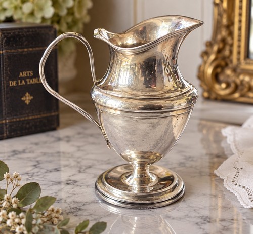Pot lait ancien argent - à,