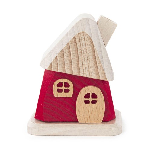 Fumoir rouge avec schneedach - rouge,