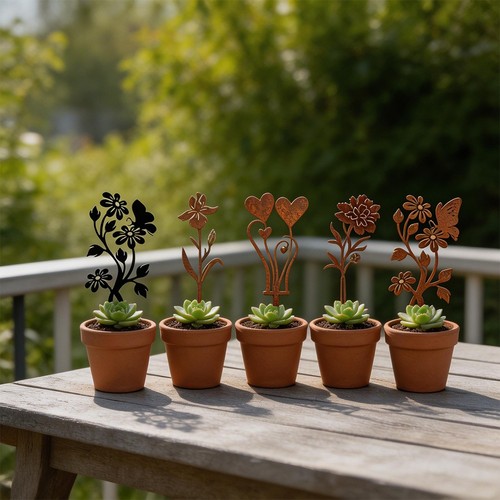 Piquet fleurs jardin - jardin, en