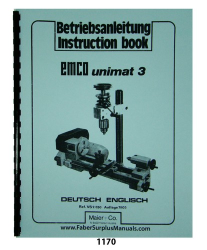Emco unimat lathe mill - lathe,