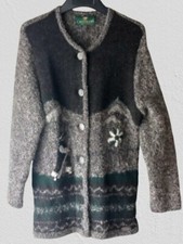 Veste de la marque Giesswein  En Laine  Épaisse Brodée Main  T. 42 comme neuf 