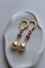 Boucles oreilles perles - boucles, en