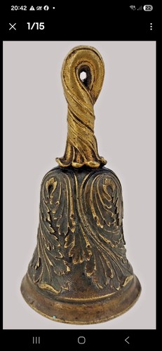 Cloche bronze xix eme era - cloche,