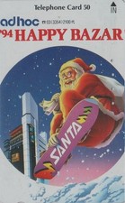 TC JAPON - PERE NOEL & HOTTE / HAPPY BAZAR 94 - CHRISTMAS SANTA CLAUS JAPAN pc