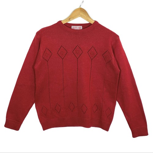 Pull bordeaux vintage - bordeaux,
