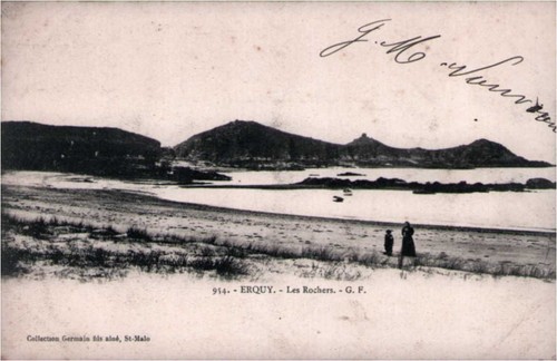 Cpa erquy les rochers - cpa,