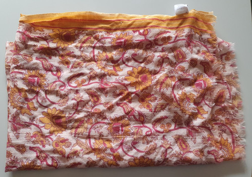 Grand foulard chale vintage - foulard,