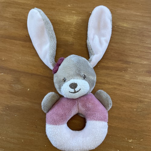 Doudou peluche hochet rond - hochet,