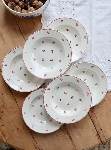 Assiettes creuses vintage - assiettes,