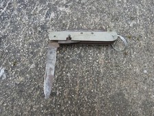 CANADIEN CANADA WW1 Couteau de Poche de Dotation daté 1914 Vendu en l'état