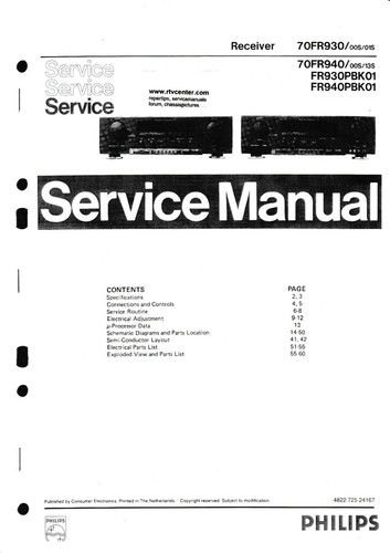 Service manuel instructions - service,
