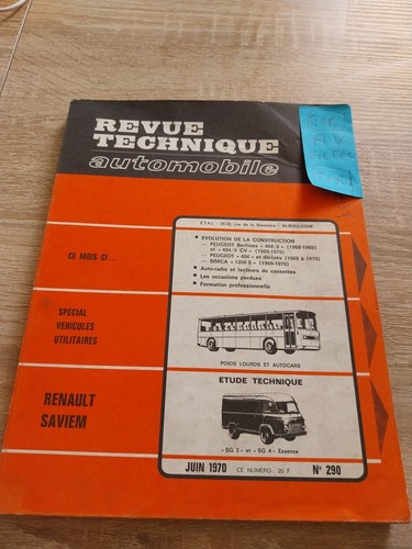 Revue technique saviem renault - technique,