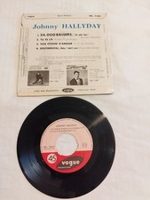 disque vinyle vogue 45 tours jhonny hallyday 24000 baisers