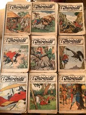 j)lot de 9 "L'INTREPIDE" de