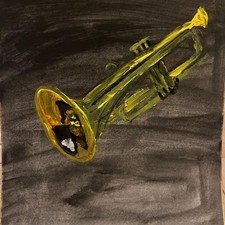 Trompette acrylique 27✖️24