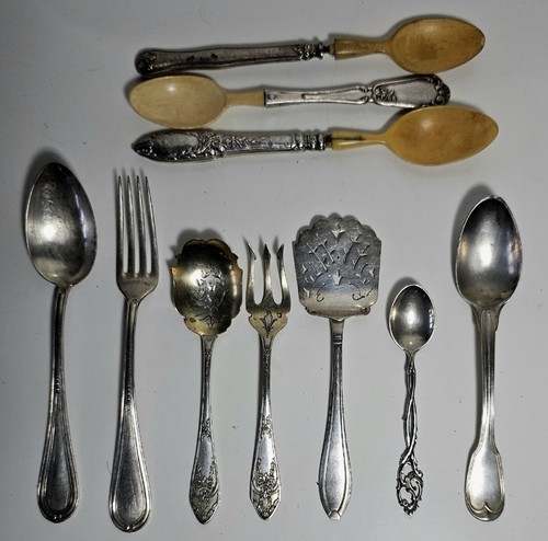Lot pièces argenterie - lot,
