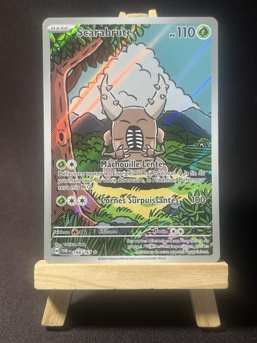 Carte pokémon scarabrute - pokémon,