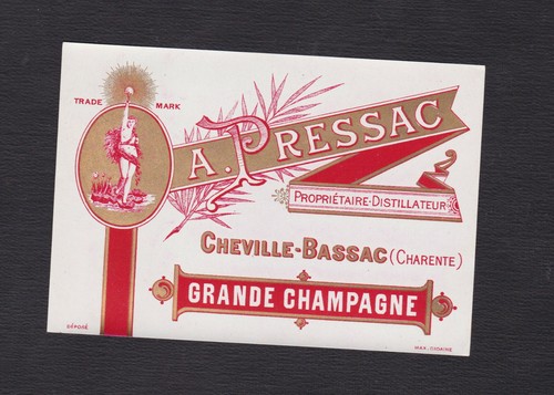 Ancienne étiquette alcool - étiquette,