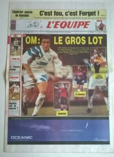 L'EQUIPE N°14.465 du 07/11/1992 - C'est fou, c'est Forget !/ Tirages Cpes europ.
