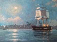 Tableau paysage marin sur