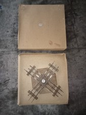 Rail Train Croisement bois petite éclisse 90° LR éch. 0 + boîte (AU NAIN BLEU)