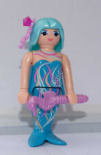 Playmobil Figurine personnage série sirène DEESSE POSEIDON + TRIDENT