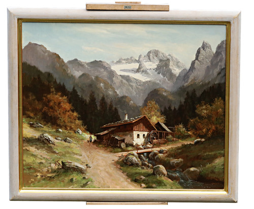 Tableau huile signé jürgen - signé,