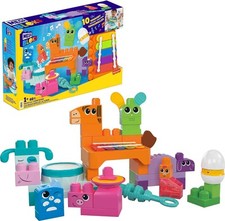MEGA Bloks Fisher-Price Bébé Bâtiment Blocs Jouet Ensemble, Musical Ferme Bande