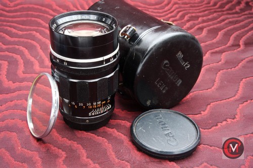 Canon lens 100mm - f2, ltm