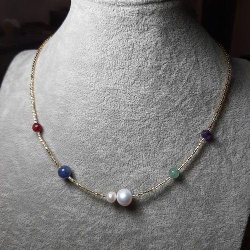 Collier perle culture - perle,