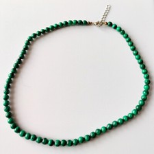 Collier de perles en MALACHITE