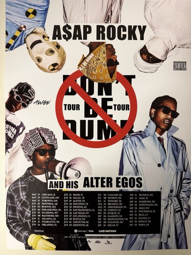 Affiche concert asap rocky - affiche,