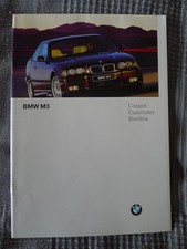 CATALOGUE BMW M3 COUPE CABRIOLET  BERLINE 1/96