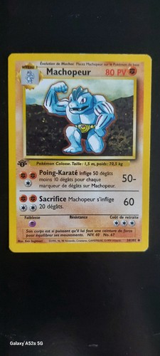 Carte pokémon machopeur - pokémon,