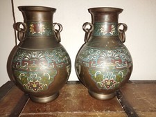 Ancienne paire vase - ancienne, de