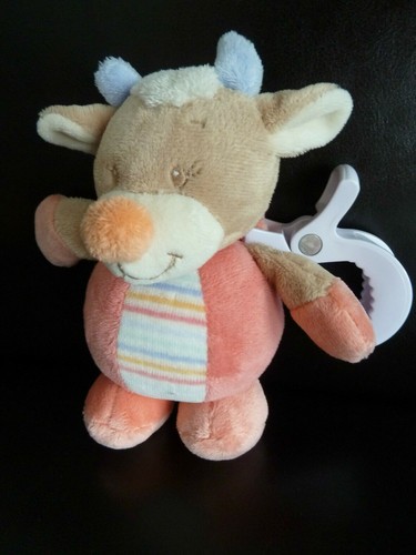 Doudou peluche nattou - peluche, vache