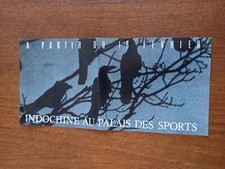 Bon de commande pour Place De Concert Indochine au Palais des sports 1988 rare