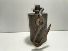 POIDS FONTE TOURNEBROCHE MURAL 10KG300 / XIXème / CONTRE POIDS