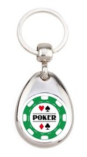 Jeton casino poker vert -