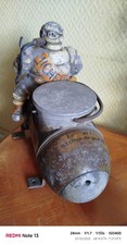 ❤️ TRES RARE COMPRESSEUR GONFLEUR ORIGINAL MICHELIN BIBENDUM 1930'S GARAGE AUTO