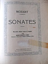 MOZART  Sonates  par
