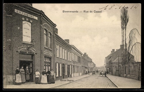 Cpa steenvoorde rue - cpa, cassel