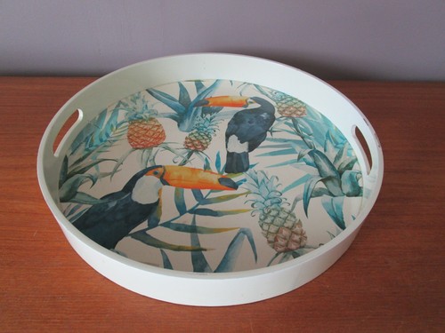 Plateau rond bois blanc - rond,