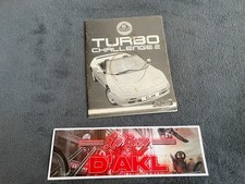 ₪PAS DE JEU₪ Notice seule de Turbo Challenge 2 sur Atari ST Amiga PC DOS...