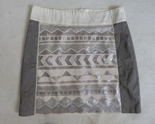 Miss Captain Trend jupe à paillettes motif géométrique aztèque 40 L XL
